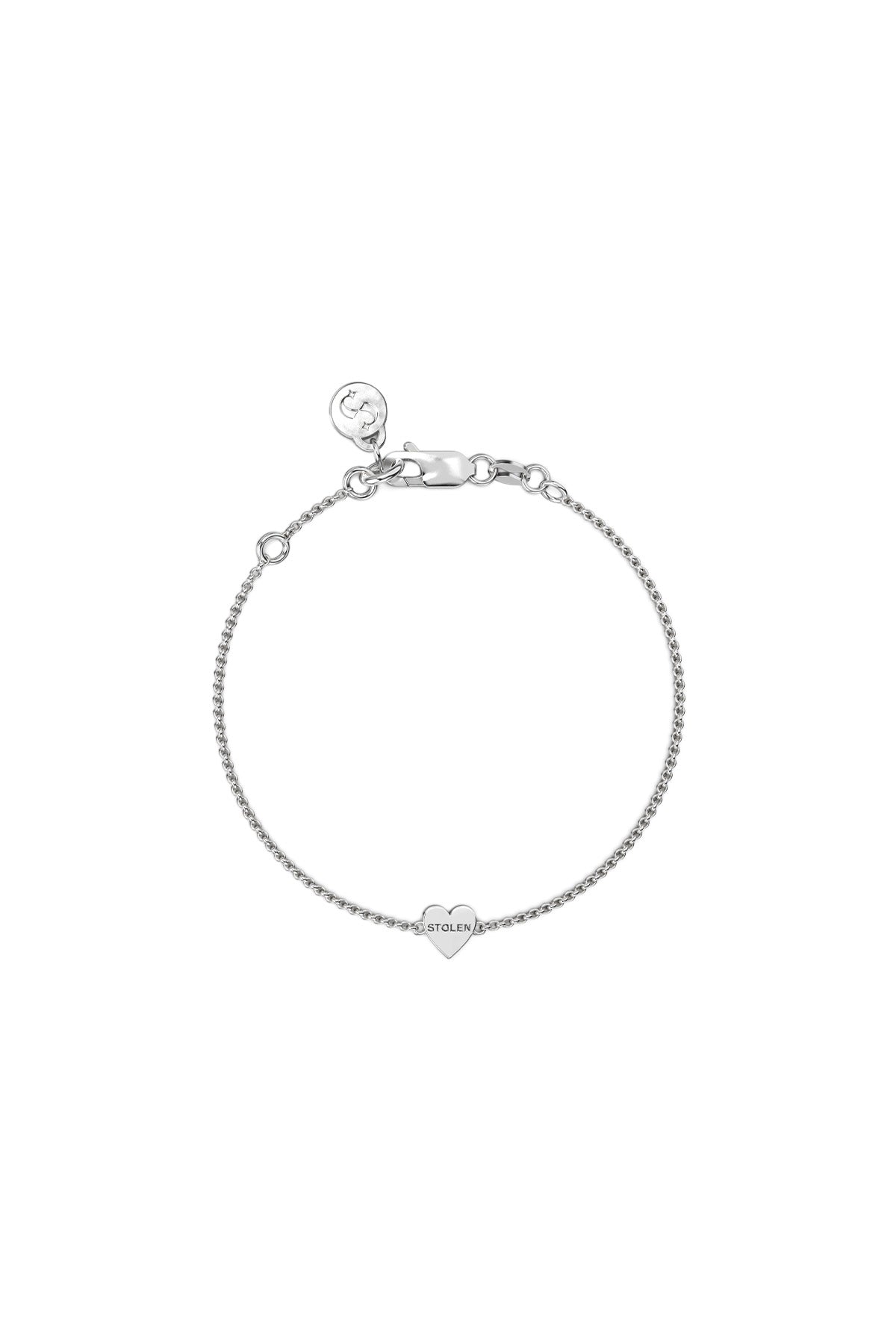 STOLEN GIRLFRIENDS CLUB ハートピン ブレスレット Stolen Girlfriends Club - Sterling Silver Single Heart Chain