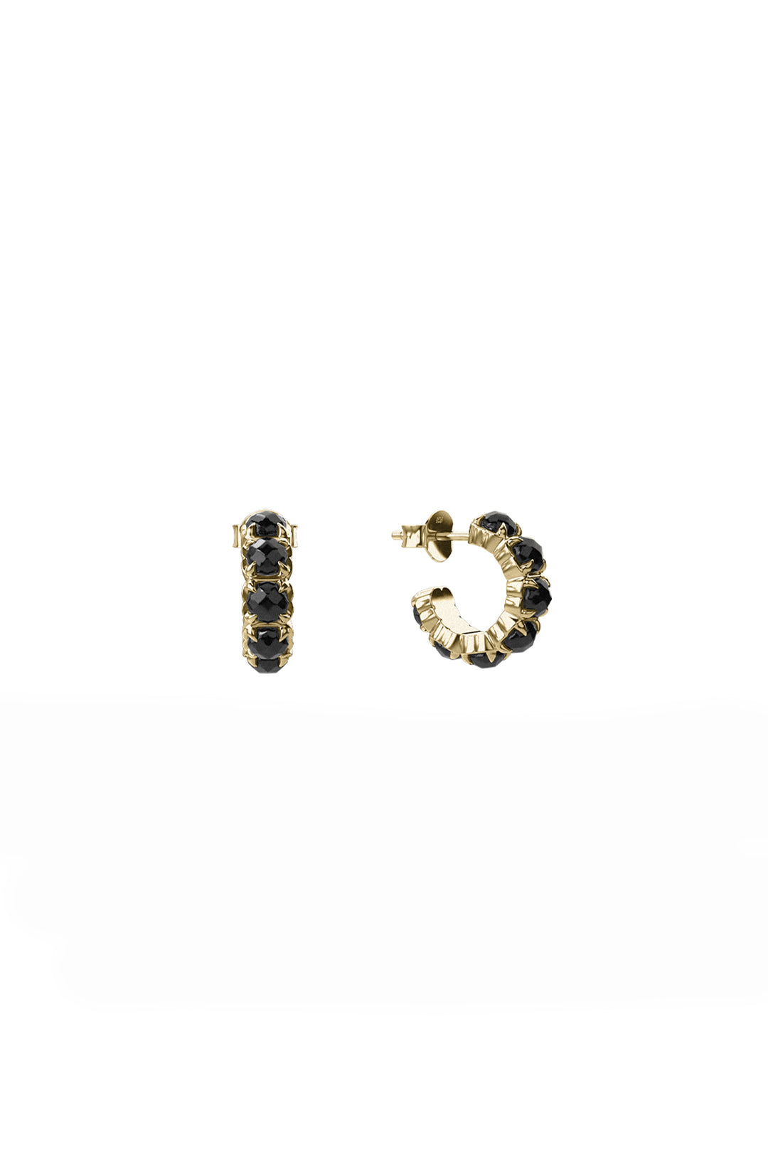 HALO CLUSTER EARRING  - GOLD PLATED