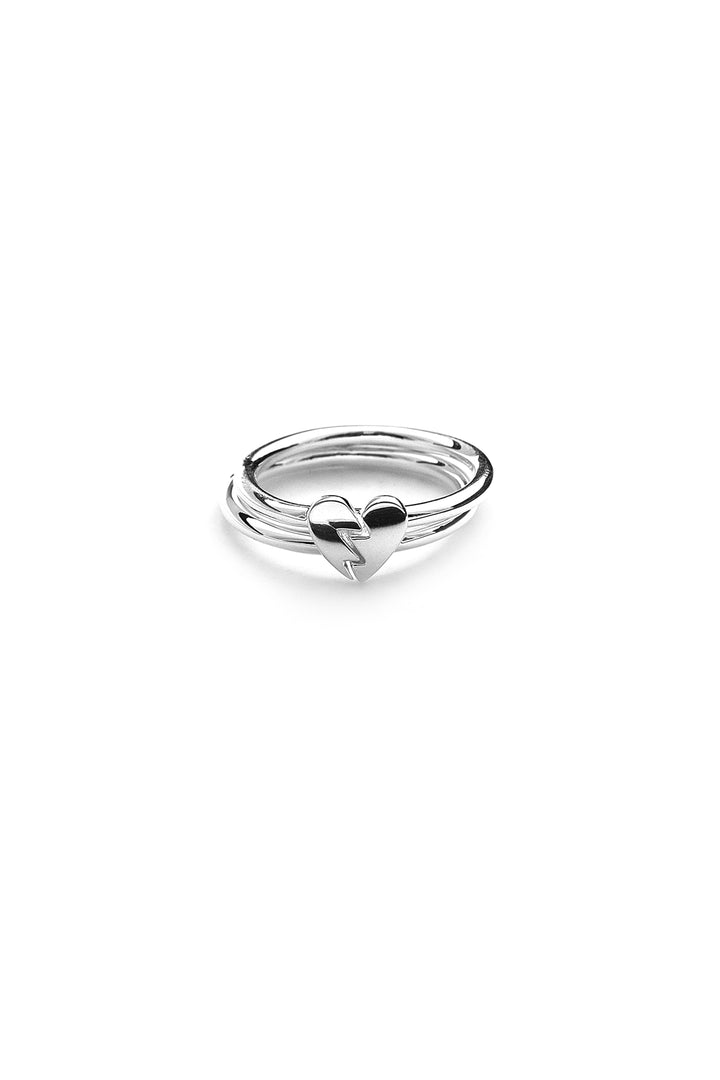 MICRO BROKEN TWO HEART SET