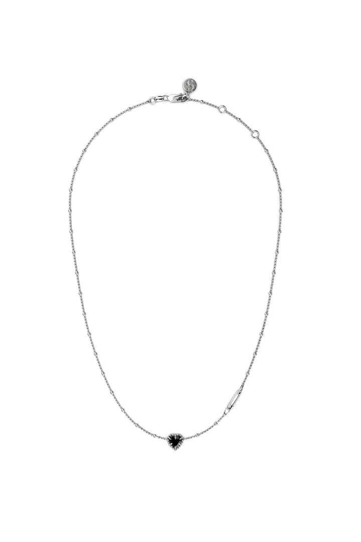 DAHLIA'S HEART NECKLACE ONYX
