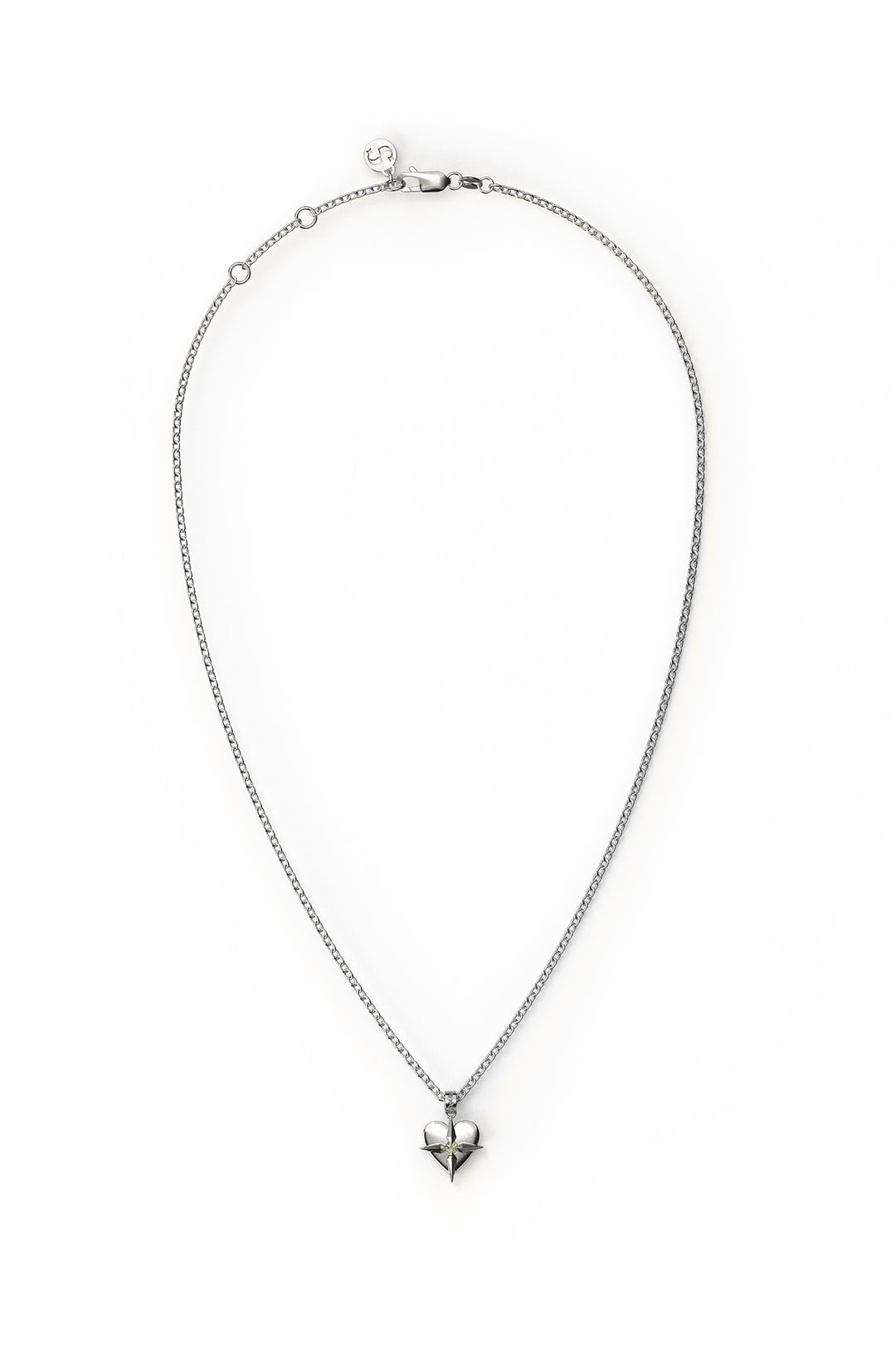 AUGUST HEART NECKLACE - PERIDOT