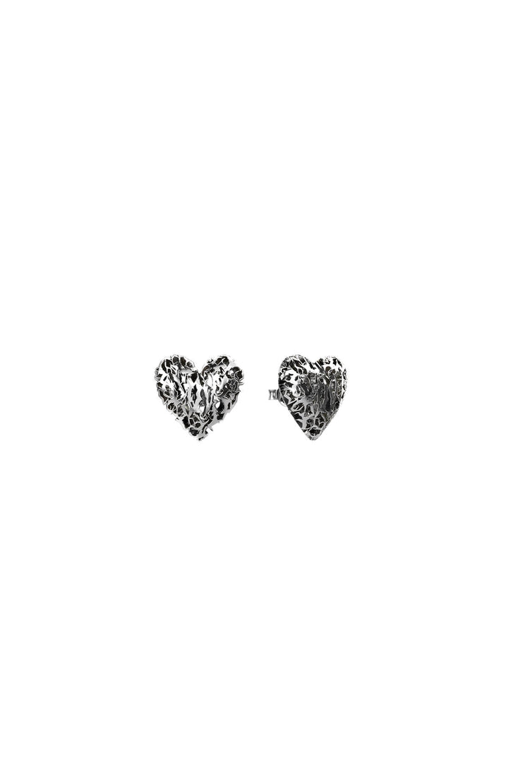 DEATH METAL HEARTS EARRINGS