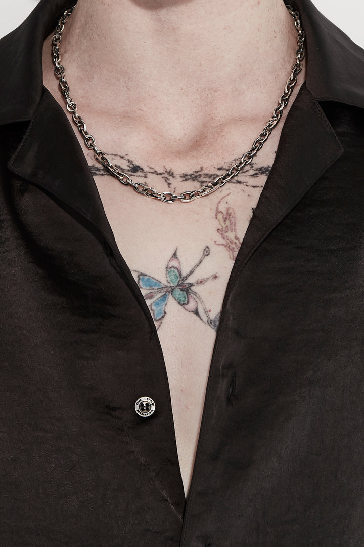 S LOGO BLOCK NECKLACE