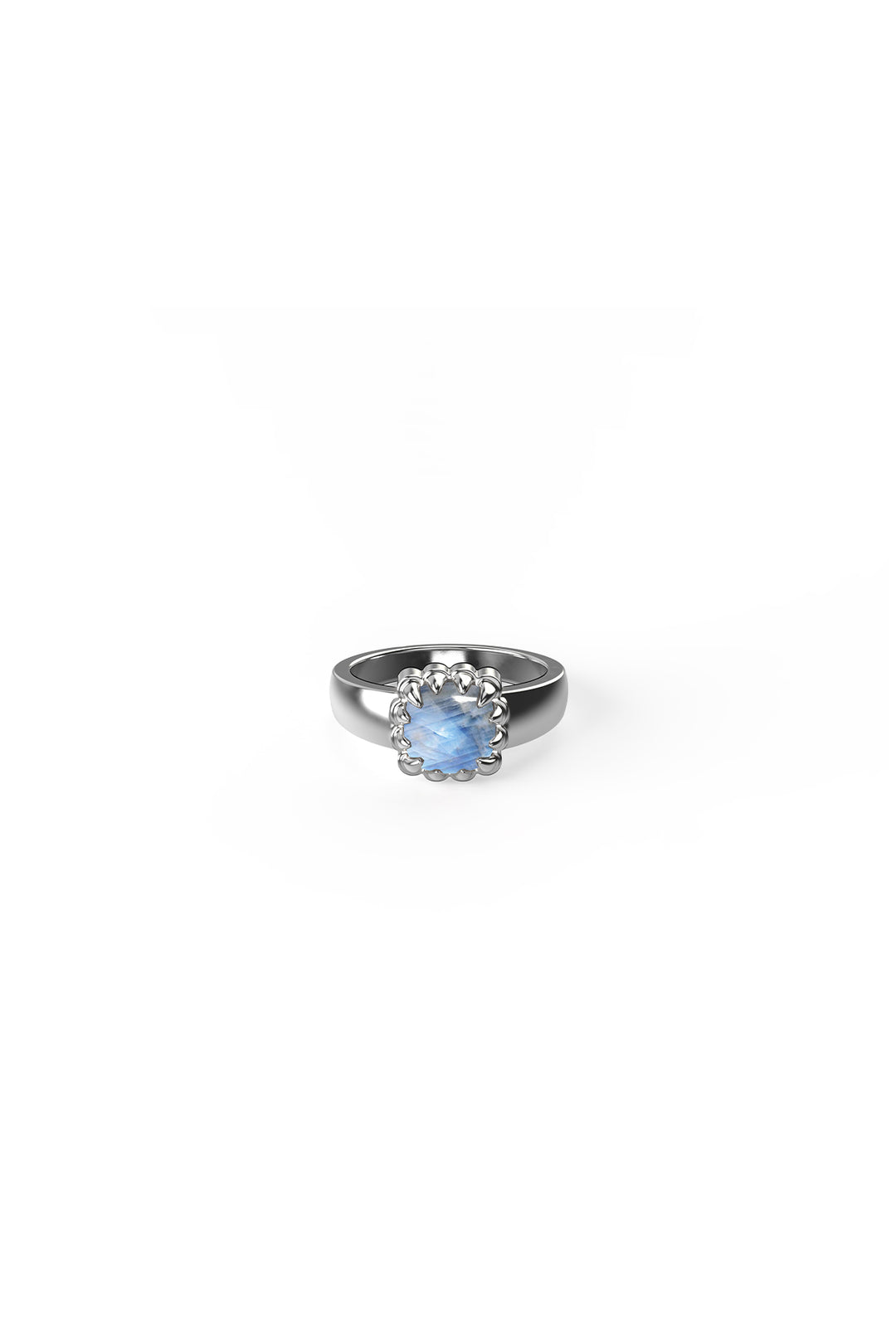 BABY CLAW RING MOONSTONE