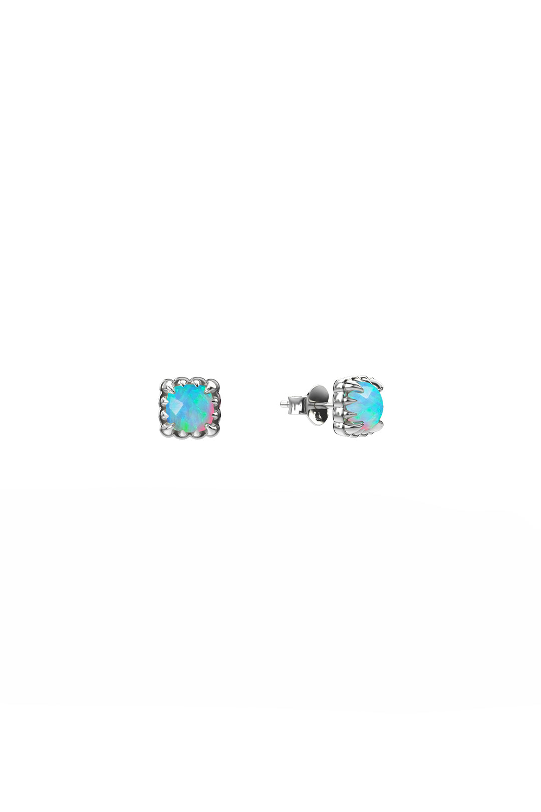MINI CLAW STUDS BELLO OPAL