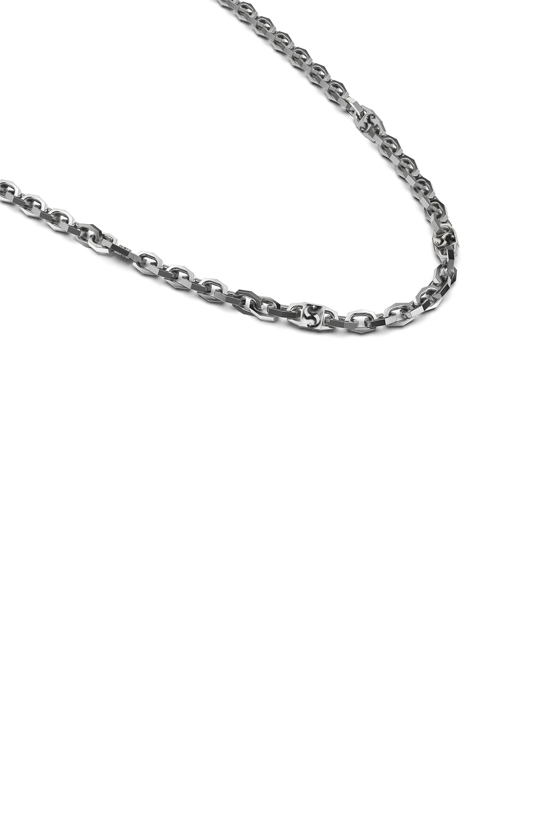 S LOGO BLOCK NECKLACE