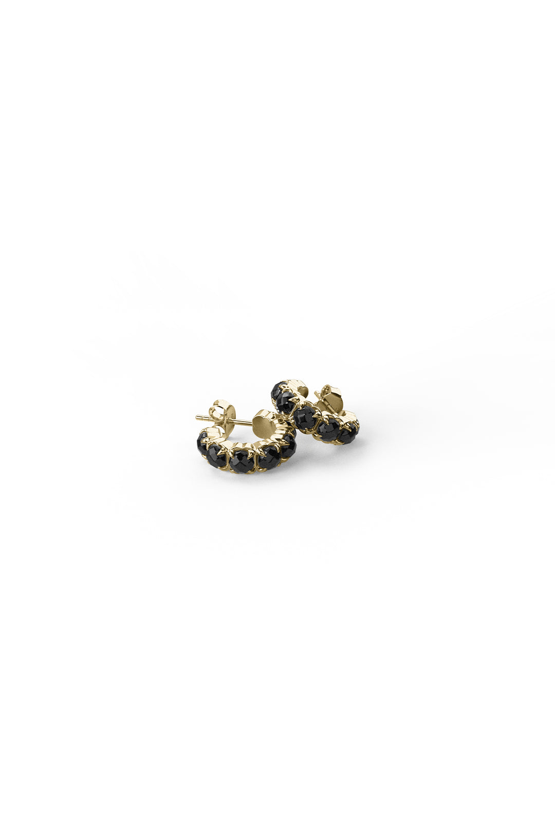 HALO CLUSTER EARRING  - GOLD PLATED