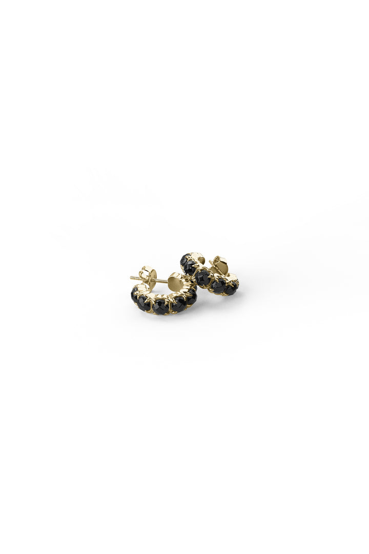 HALO CLUSTER EARRING  - GOLD PLATED