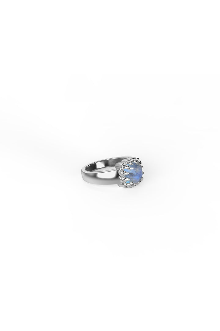 BABY CLAW RING MOONSTONE