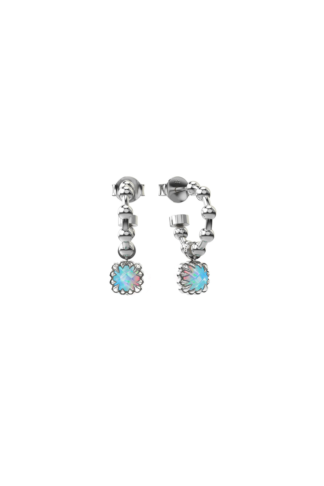 BABY CLAW SLEEPER EARRINGS BELLO OPAL