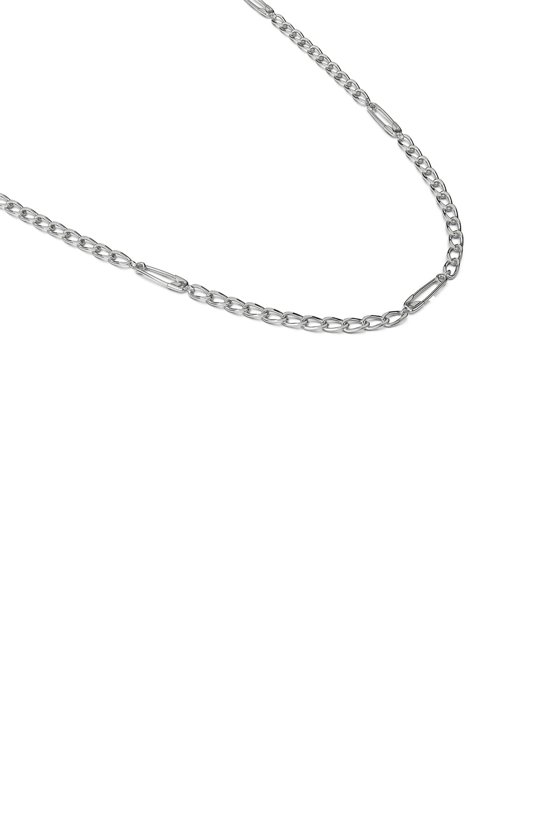 SAFETY PIN ETERNITY NECKLACE