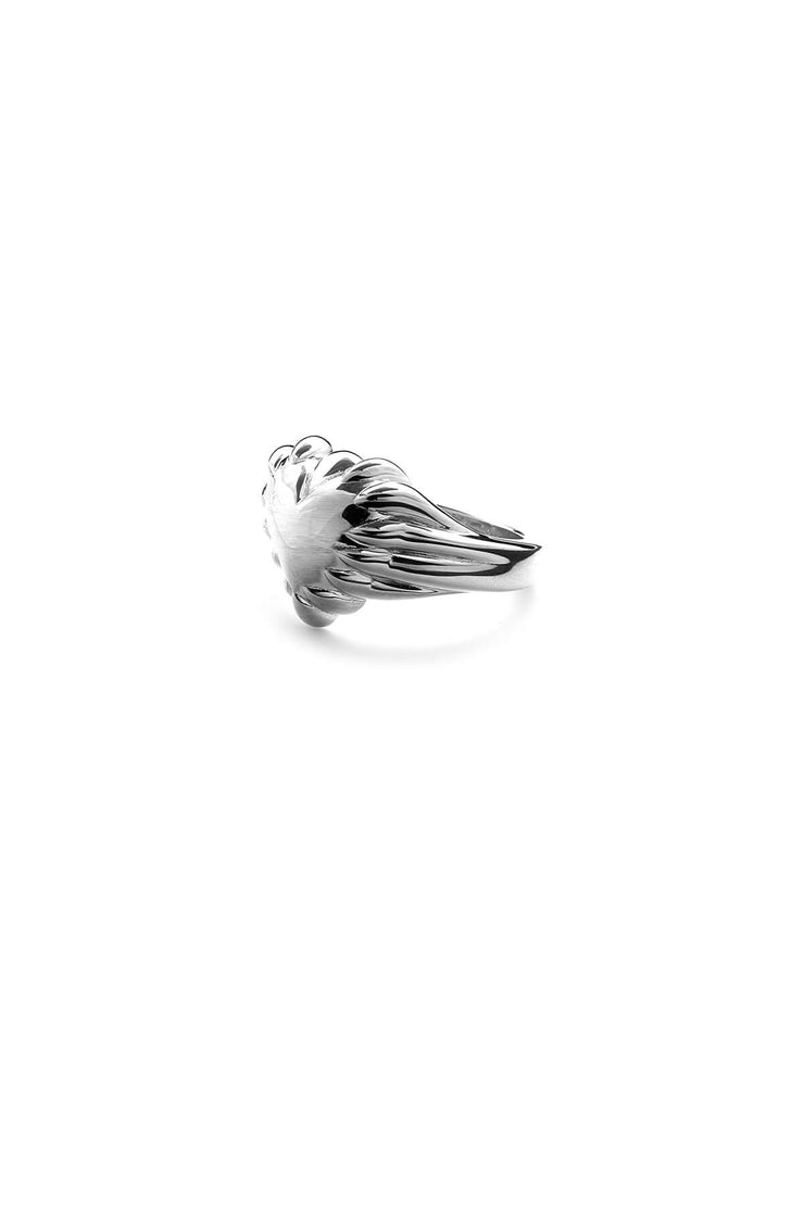CHROME CLAW SIGNET RING