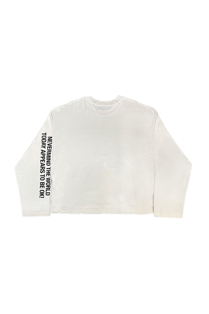 NEVERMIND THE WORLD LS T-SHIRT - RELAXED FIT