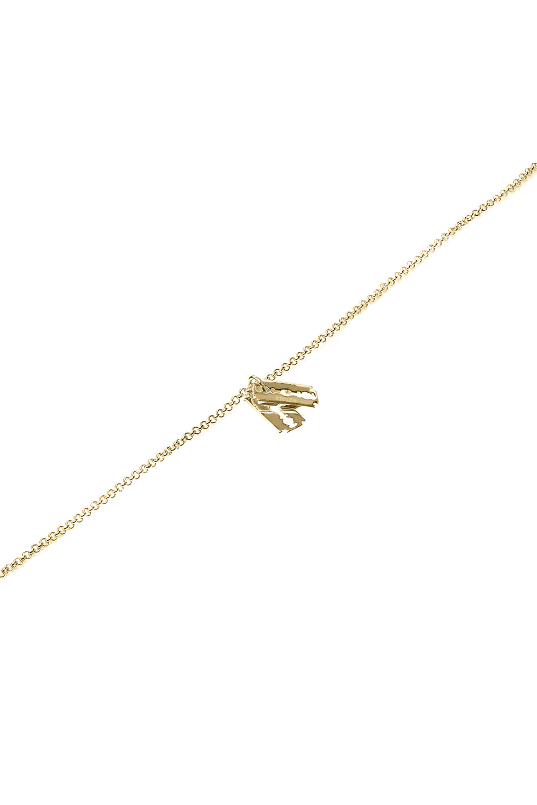 STOLEN RAZOR NECKLACE - GOLD PLATED