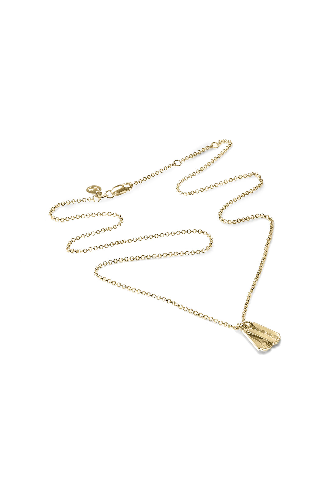 STOLEN RAZOR NECKLACE - GOLD PLATED