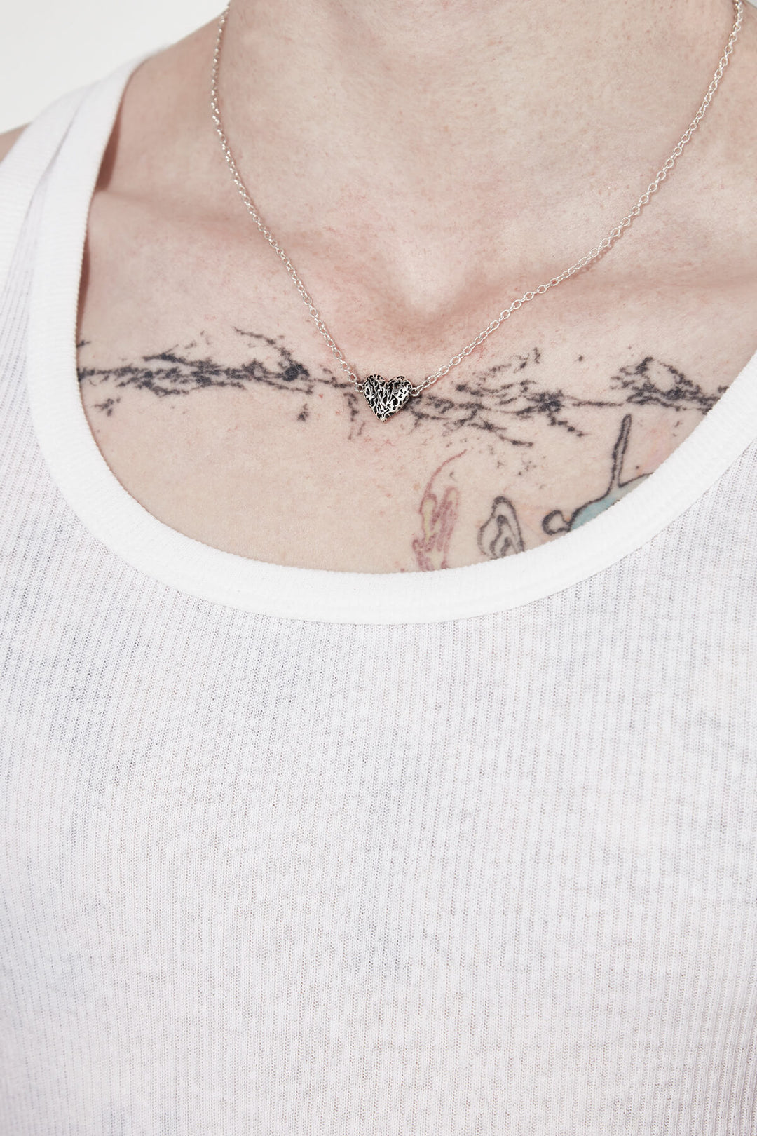 DEATH METAL HEARTS NECKLACE