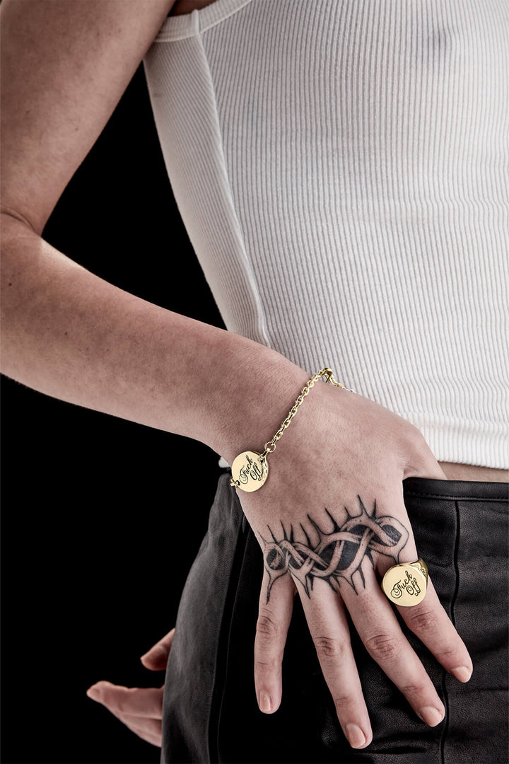 WARM WELCOME BRACELET GOLD PLATED