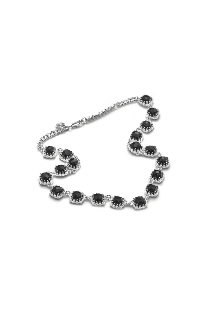 LOVE CLAW ETERNITY NECKLACE ONYX