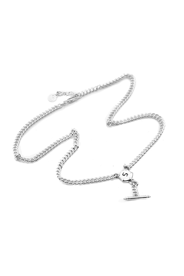 SHIELD FOB NECKLACE
