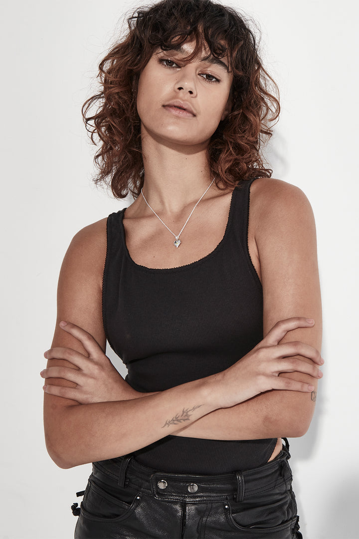 AUGUST HEART NECKLACE - PERIDOT