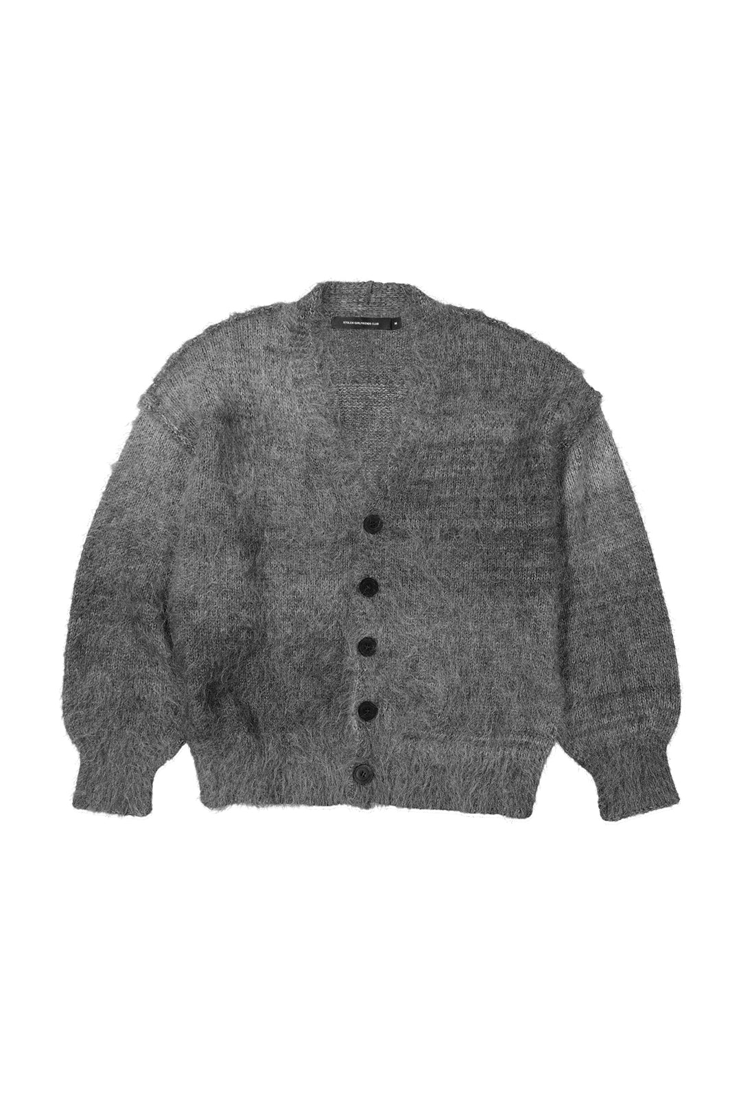 ALTERED STATE CARDIGAN - BLACK/GREY FADE