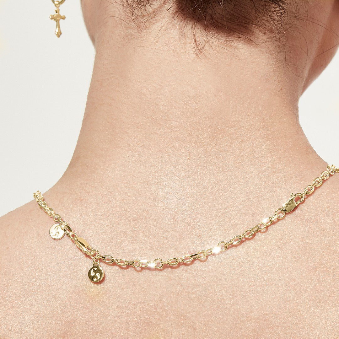 EXTENDER CHAIN - NARROW GOLD PLATED