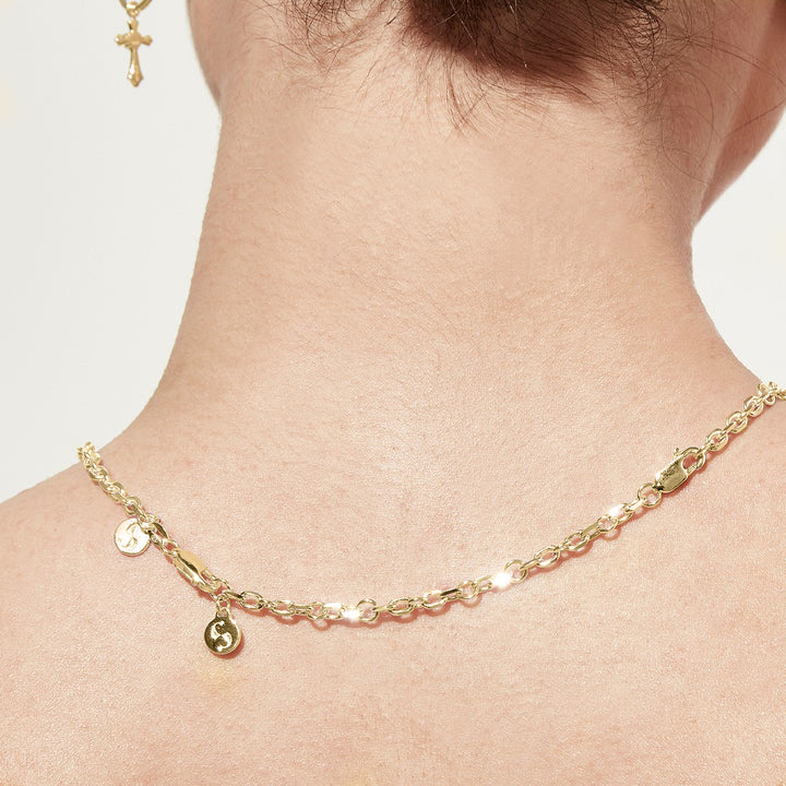 EXTENDER CHAIN - NARROW GOLD PLATED