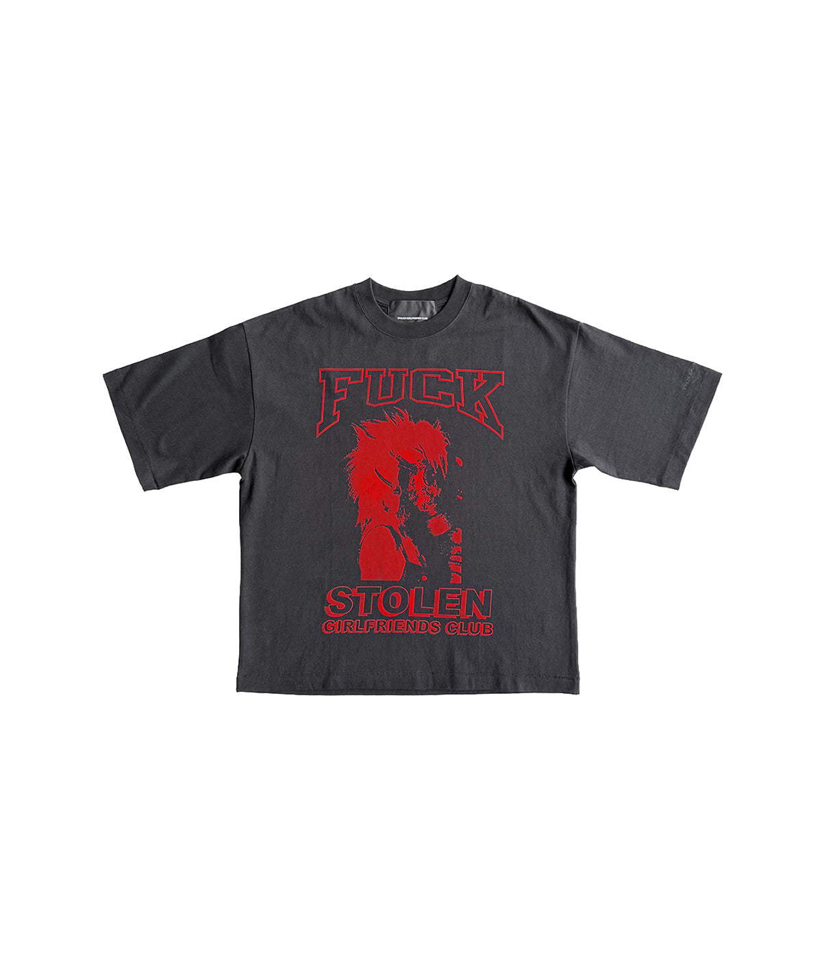 Stolen Girlfriends Club - Relaxed Fit F*ck Stolen Black T-Shirt