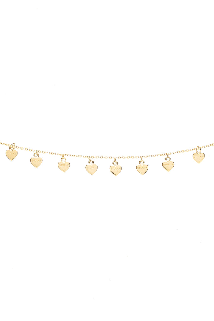 STOLEN HEART BRACELET - 9K GOLD