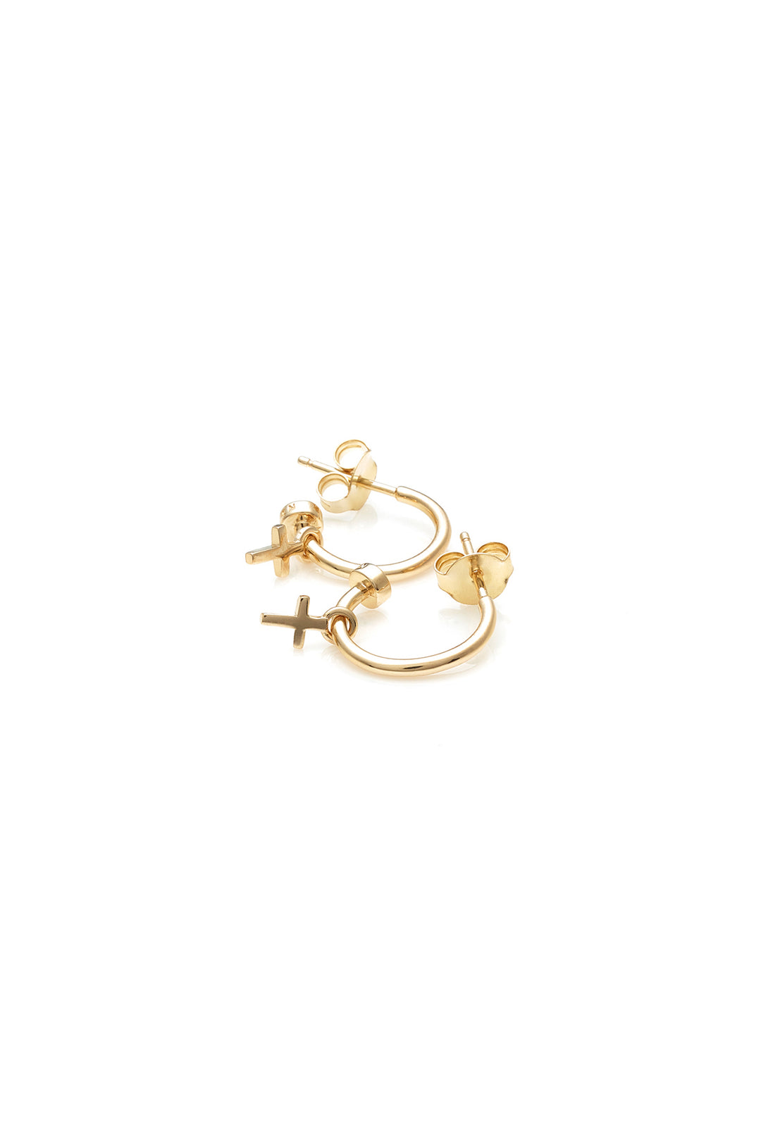 STOLEN CROSS ANCHOR SLEEPER - GOLD PLATED