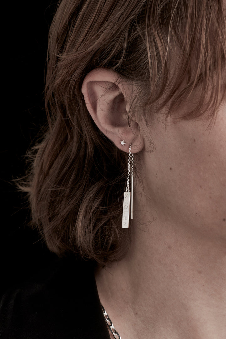 TINY STOLEN STAR EARRINGS