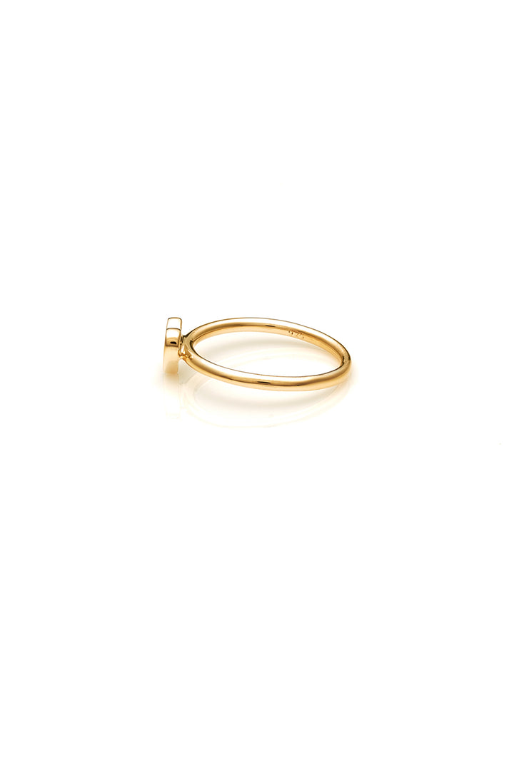 BABY STOLEN HEART RING - 9K GOLD