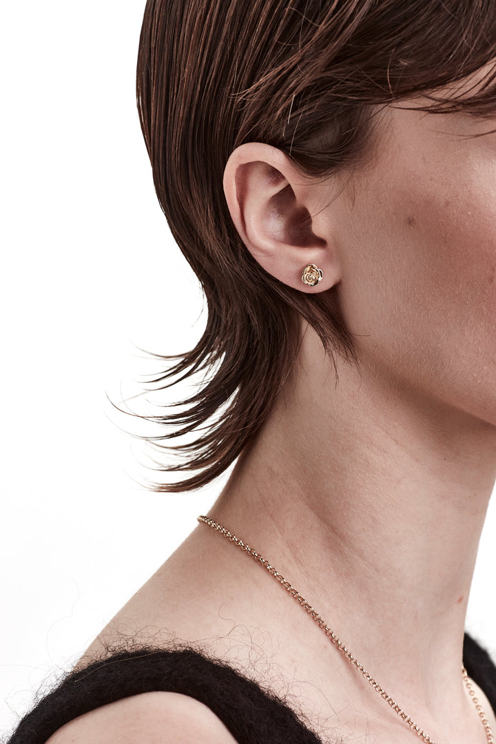 ROSE BUD EARRING - GOLD PLATED