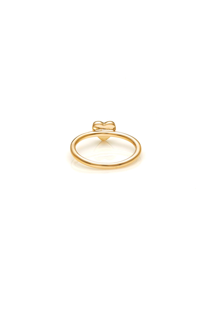 BABY STOLEN HEART RING - 9K GOLD