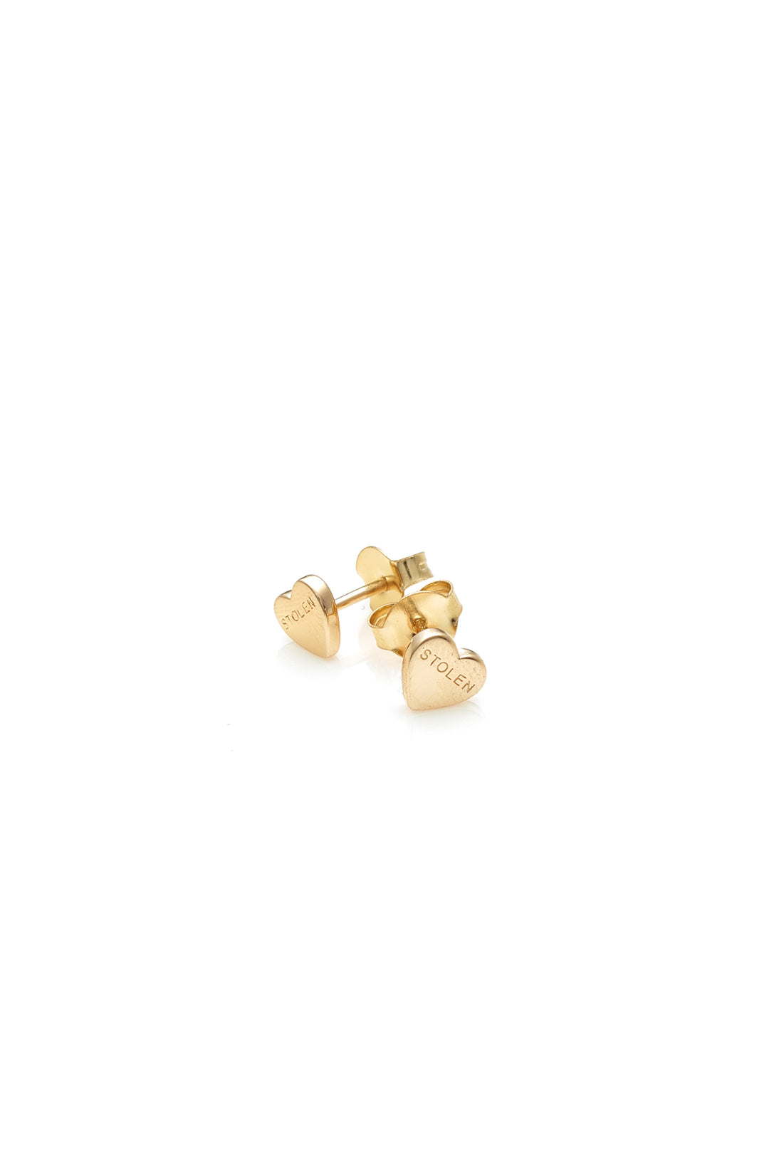 STOLEN HEART EARRINGS - 9K GOLD