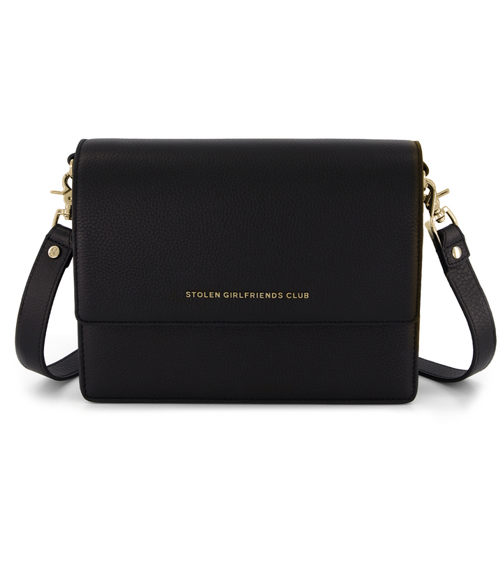 BIG TROUBLE BAG BLACK & GOLD