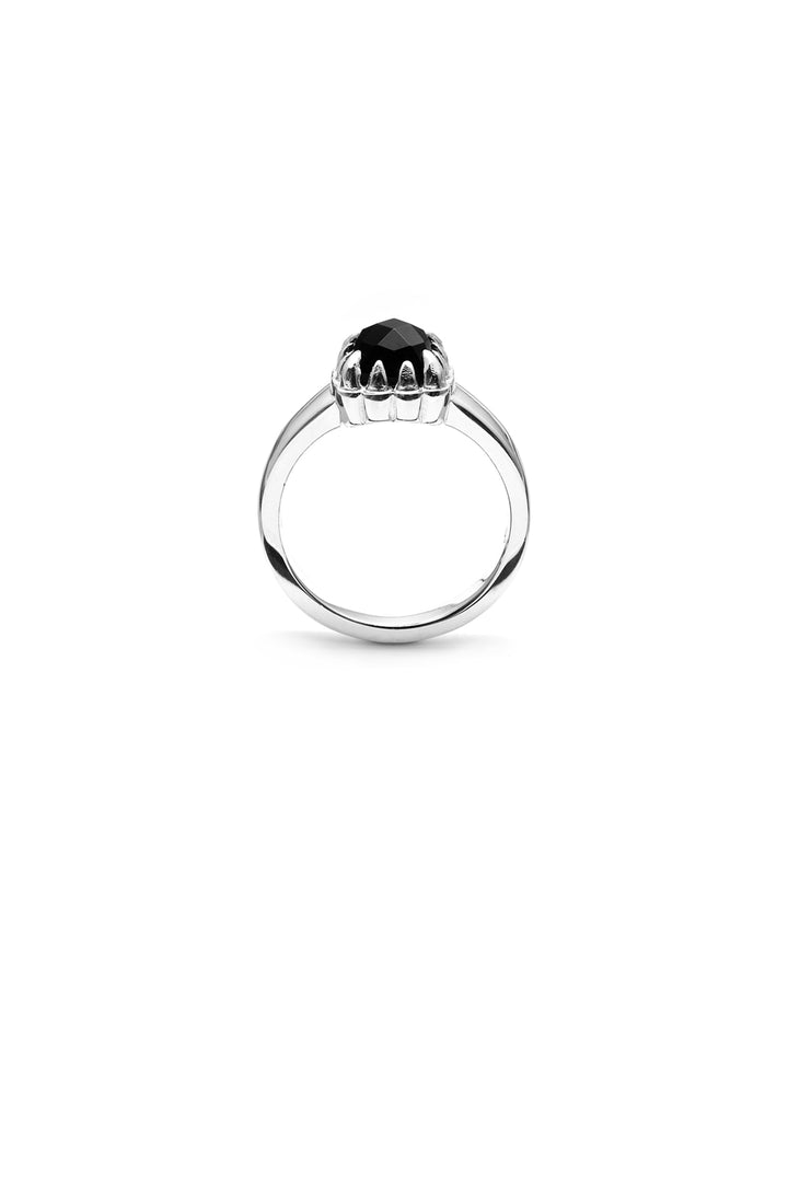 BABY CLAW RING ONYX