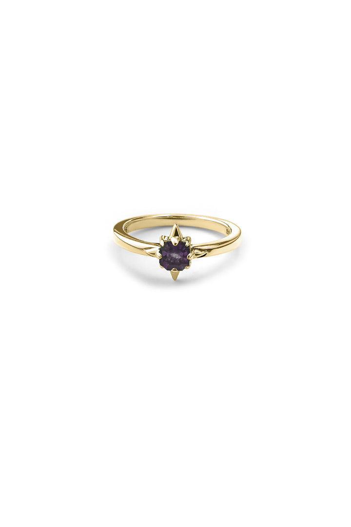 PUNK ROSE MINI RING - GOLD PLATED