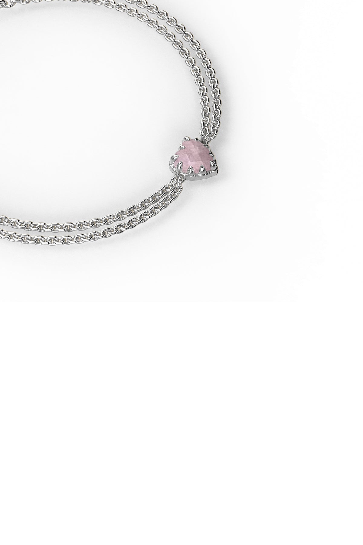 LOVE CLAW BRACELET ROSE QUARTZ – Stolen Girlfriends Club