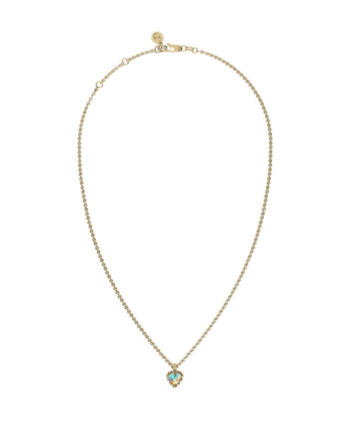 MINI LOVE CLAW NECKLACE BELLO OPAL - GOLD PLATED