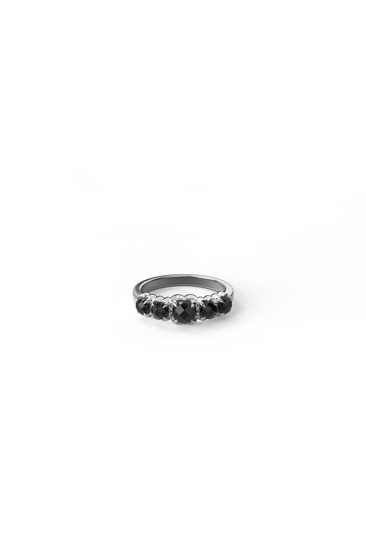 ORIGINAL SETTING - HALO CLUSTER RING ONYX