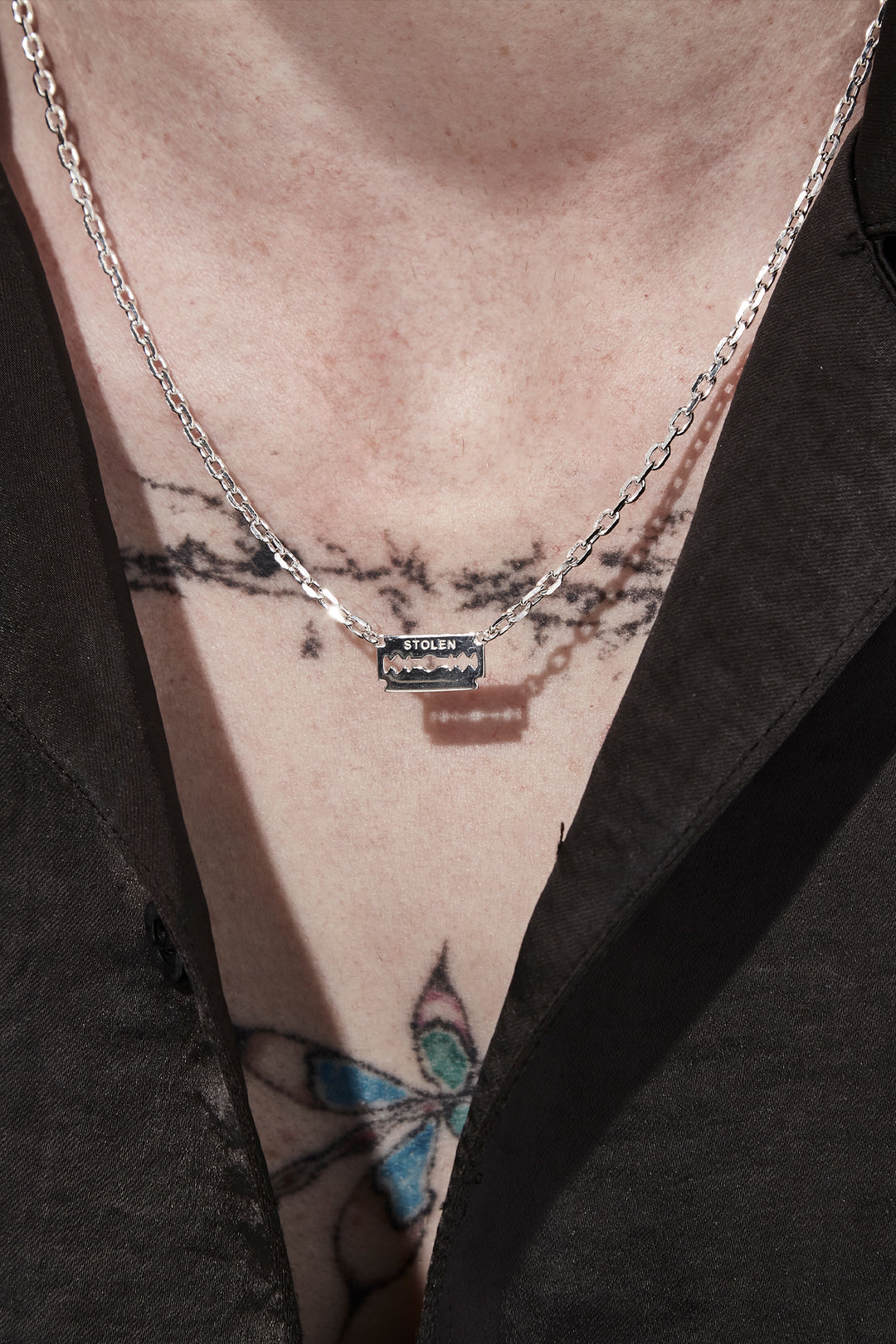 STOLEN RAZOR MAXI NECKLACE