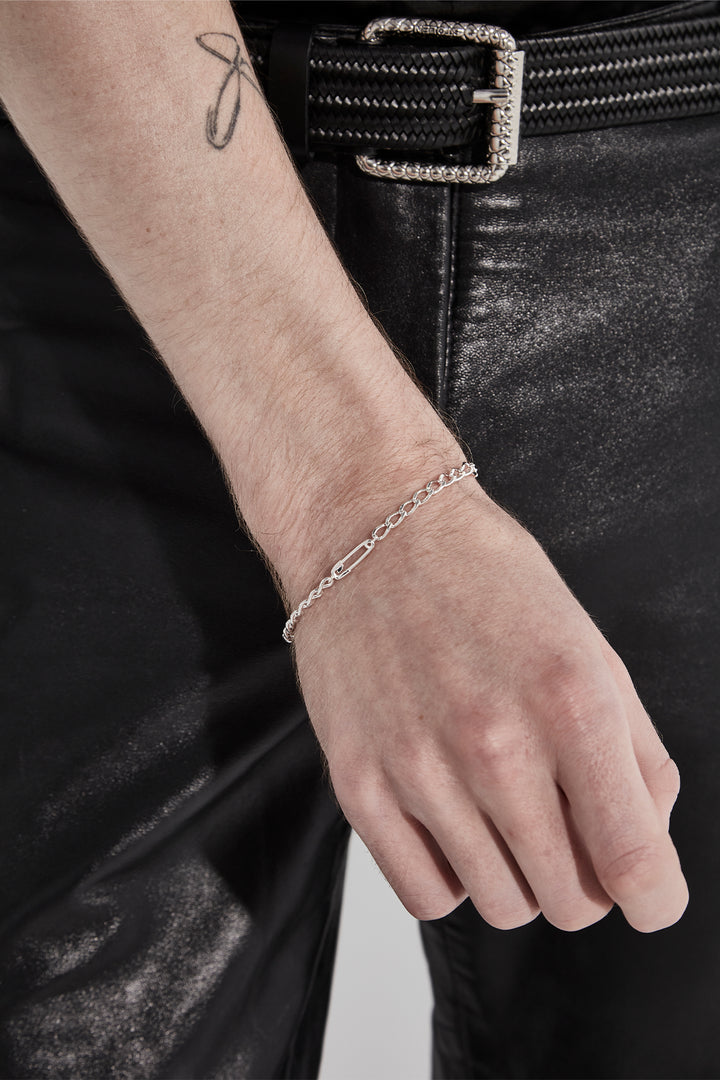SAFETY PIN ETERNITY BRACELET