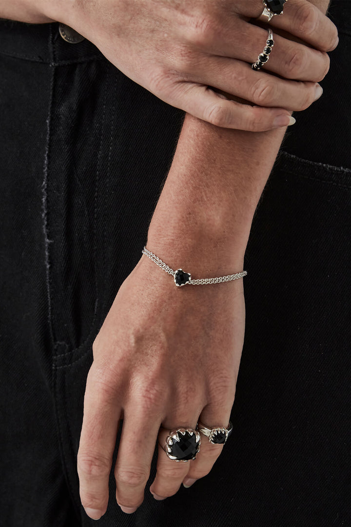 LOVE CLAW BRACELET ONYX