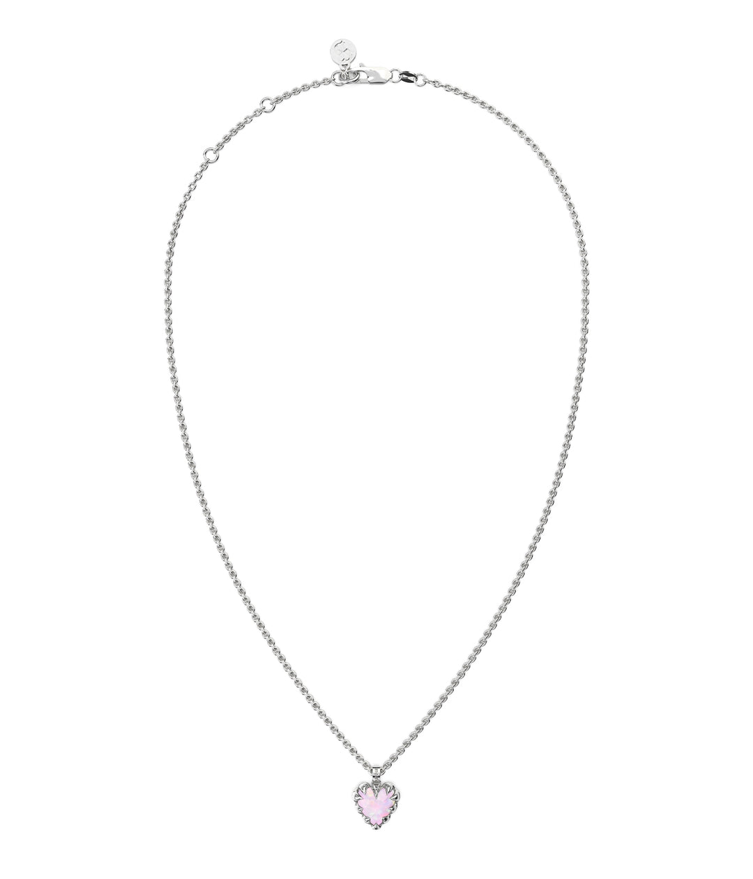 LOVE CLAW NECKLACE - PINK BELLO OPAL