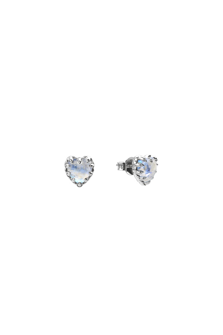 LOVE CLAW EARRINGS MOONSTONE