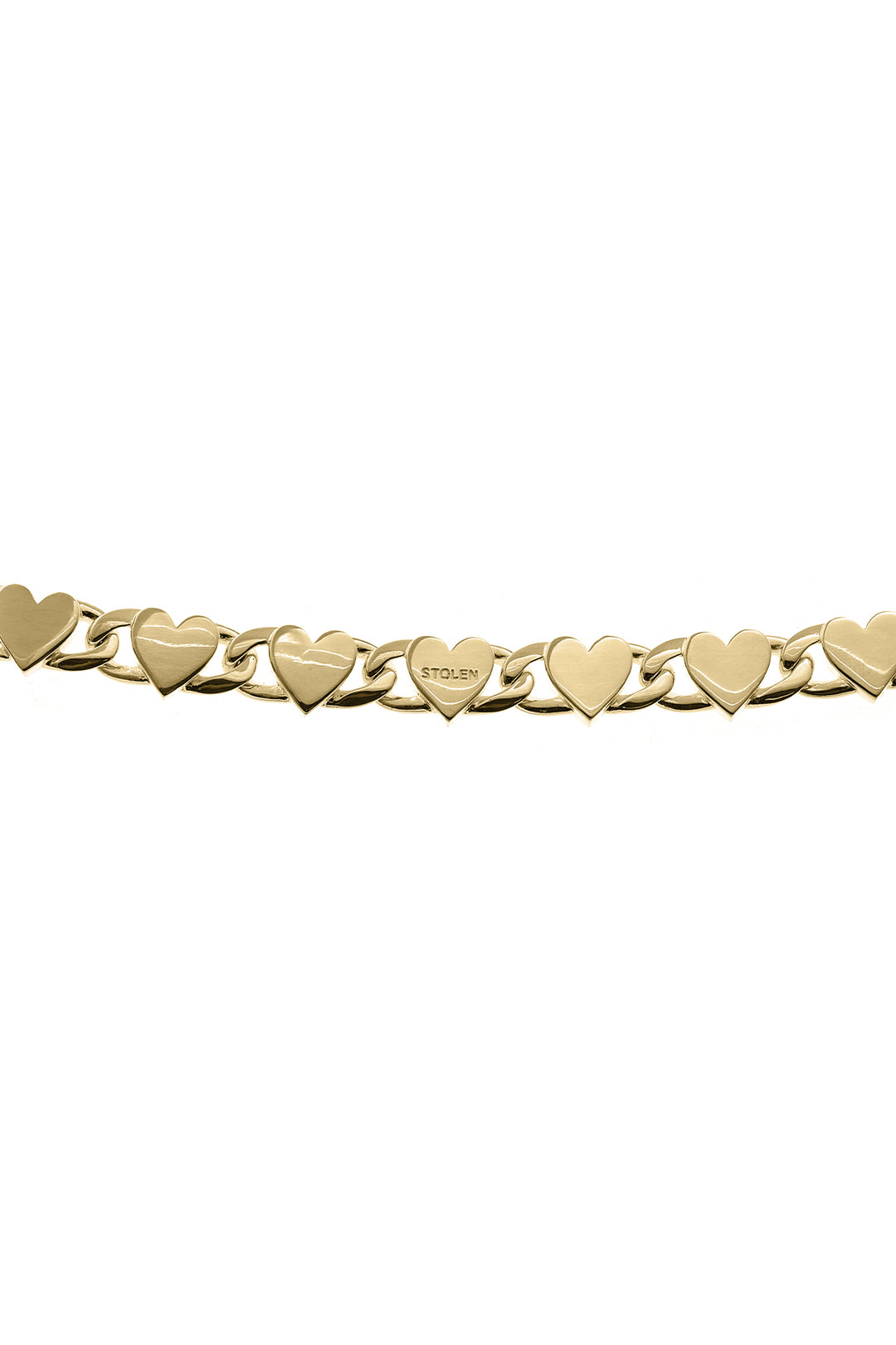 LOVE CHAIN BRACELET GOLD PLATED