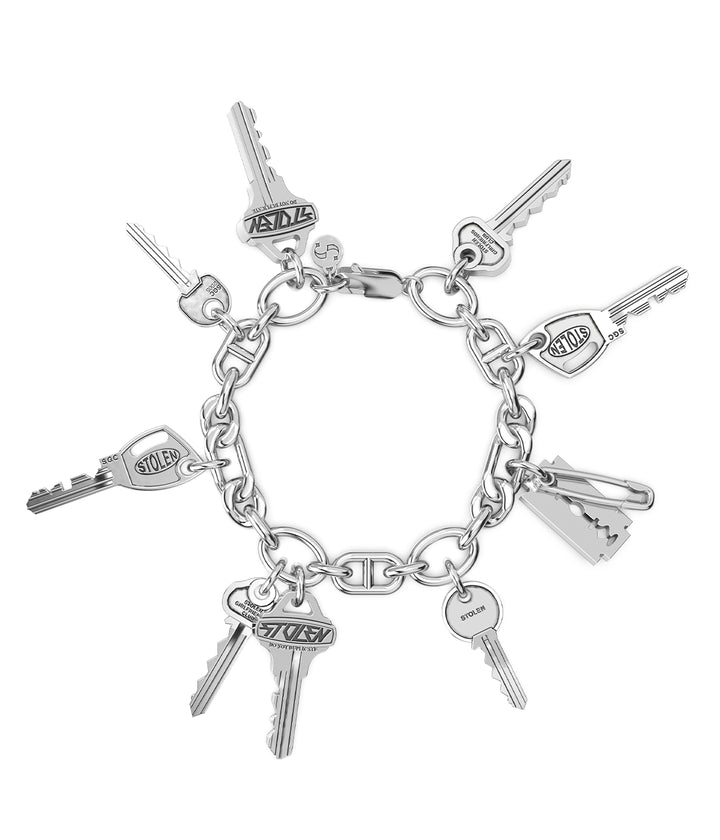 MULTI KEY CHARM BRACELET