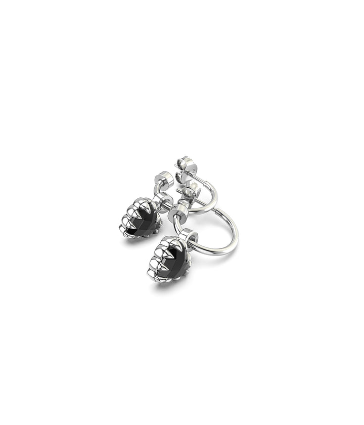 LOVE CLAW ANCHOR EARRING ONYX