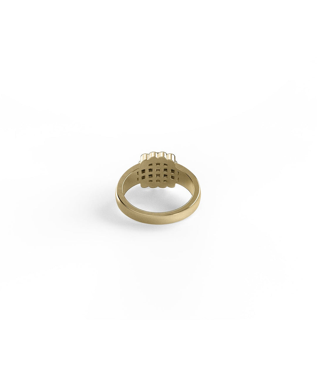 BABY CLAW RING ONYX - GOLD VERMEIL